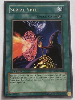 YUGIOH Rare Serial Spell RDS-EN037 1st Edition - HP - Image 1