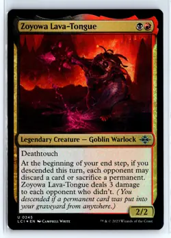 FOIL Zoyowa LavaTongue 245 Lost Caverns of Ixalan - MTG Magic the Gathering Card - Image 1