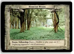 2002 LOTR Lord of the Rings Mines of Moria Card #2U116 Hobbiton Woods - Image 1