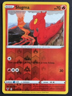 Pokemon - Slugma - Vivid Voltage - 27/185 - Reverse Holo Card - Image 1