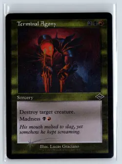 FOIL Terminal Agony Modern Horizons 2 Common - MTG Magic the Gathering Card - Image 1