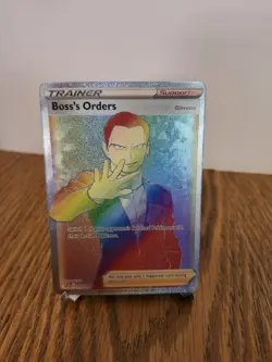 Boss's Orders 200/192 NM Rainbow Secret Rare Holo Pokemon TCG Trainer Card - Image 1