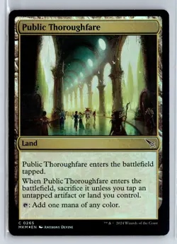 FOIL Public Thoroughfare Murders at Karlov Manor - MTG Magic the Gathering Card - Image 1