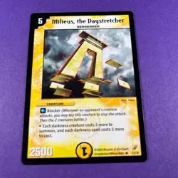 Milieus, the Daystretcher Duel Masters DM04 Uncommon Card TCG 2004 WOTC CCG - Image 2