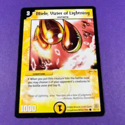 Duel Masters TCG Card Miele, Vizier Of Lightning 13/110 Trading Card Wizards TCG - Image 1