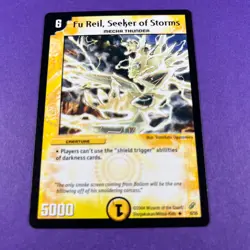 Fu Reil, Seeker Of Storms 8/55 Duel Masters DM04 Uncommon Card TCG 2004 WOTC CCG - Image 1