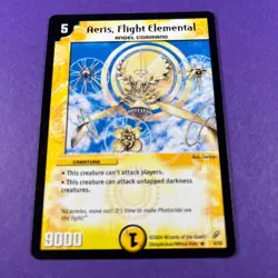 Aeris, Flight Elemental 6/55 Duel Masters DM04 Uncommon Card TCG 2004 WOTC CCG - Image 2