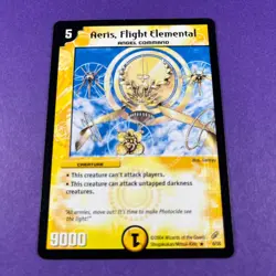 Aeris, Flight Elemental 6/55 Duel Masters DM04 Uncommon Card TCG 2004 WOTC CCG - Image 2