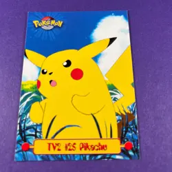 TV2 #25 Pikachu Topps TV Animation Edition Blue Label Pokemon Card TCG - Image 1