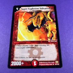 Duel Masters Trading Card Game Super Explosive Volcanodon 87/110 Creature TCG - Image 2