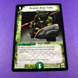 Duel Masters Trading Card Game Bronze Arm Tribe 40/46 Creature 2004 WOTC - Image 1
