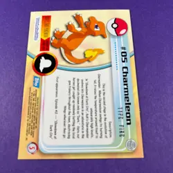 Topps Pokemon Charmeleon 05 Series 1 Card Blue Topps Trading Card TCG - Image 4