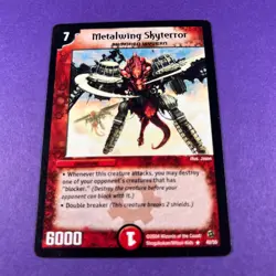 Duel Masters Trading Card Game Metalling Skyterror 42/55 Creature 2004 WOTC - Image 2