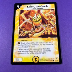 Kolon, The Oracle 11/55 Duel Masters DM04 Uncommon Card TCG 2004 WOTC CCG - Image 2