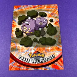 Topps Pokemon Weezing 110 Series 1 Card Blue Topps Trading Card TCG - Image 2