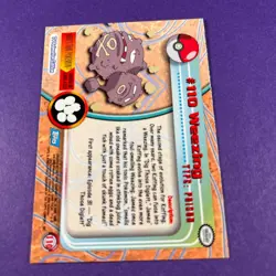 Topps Pokemon Weezing 110 Series 1 Card Blue Topps Trading Card TCG - Image 4