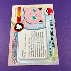 Topps Pokemon Jigglypuff 39 Series 1 Card Blue Topps Trading Card TCG - Image 4