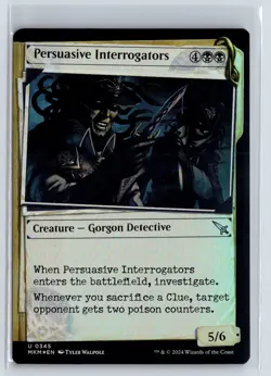 FOIL Persuasive Interrogators Murders at Karlov Manor - MTG Magic the Gathe - Image 1