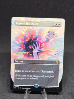 MTG Beyond the Quiet 0303 Edge of Eternities Borderless Rare NM - Image 1