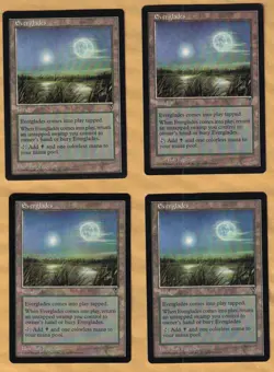 4x Everglades (Visions, Uncommon, English, 1996) MTG 4 - Image 1