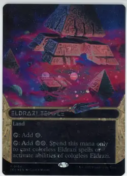 Eldrazi Temple Borderless Galaxy Foil Edge of Eternities MTG 104 EOS - Image 1