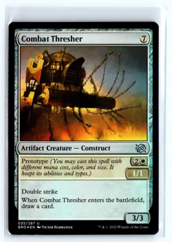 FOIL Combat Thresher The Brothers' War - MTG Magic the Gathering Card - Image 1