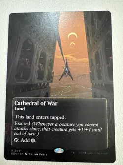 Cathedral of War Borderless (NM Non-Foil) EOS-0051 Rare MTG - Image 1