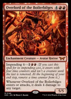 MTG Magic 1 x Overlord of the Boilerbilges x 1 - Duskmourn - Image 1