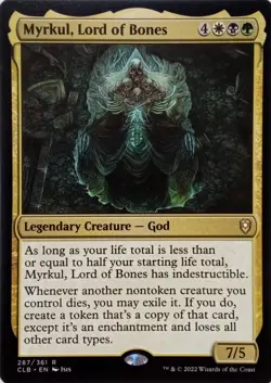 287/361 MYRKUL, LORD OF BONES RARE COMMANDER LEGENDS: BALDUR'S GATE MTG CARD - Image 1