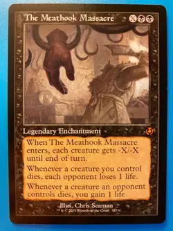 MTG 1x RETRO The Meathook Massacre # 387 Innistrad Remastered Magic Card x1 NM - Image 1