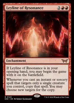 MTG Magic 4 x Leyline of Resonance x 4 - Duskmourn - Image 1