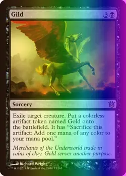 MTG Magic the Gathering Gild (73/176) Born of the Gods LP FOIL - Image 1