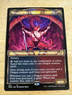 Rivaz of the Claw MTG Dominaria United Rare NM x1 - Magic Card - Image 1