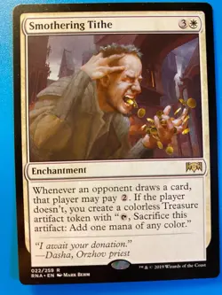 MTG 1x Smothering Tithe # 22 Ravnica Allegiance Magic the Gathering Card x1 NM - Image 1