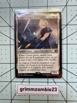 MTG - Cloud, Midgar Mercenary Final Fantasy, NM, Regular - Image 1