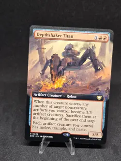 MTG Depthshaker Titan 0029 Commander: Edge of Eternities Extended Art Rare NM - Image 1
