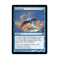 WOTC MtG Theros Swan Song (R) EX - Image 1