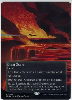 Blast Zone Borderless Foil Edge of Eternities MTG 047 EOS - Image 1