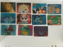 Pokemon Viz Video 3D Lenticular Promo Cards (Lot Of 11) - Image 1
