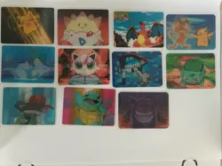 Pokemon Viz Video 3D Lenticular Promo Cards (Lot Of 11) - Image 2