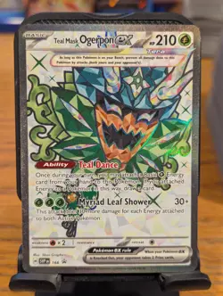 Pokemon TCG Black Star Promos Teal Mask Ogerpon ex Holo SVP 166 - Image 1