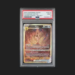 2023 Pokemon SWSH Crown Zenith Arceus VSTAR Galarian Gallery #GG70/GG70 Psa 9 - Image 1