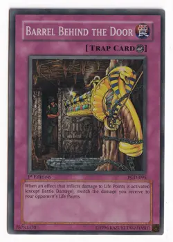 LP Yugioh Barrel Behind the Door PGD-095 Pharaonic Guardian 1st Edition - Image 1