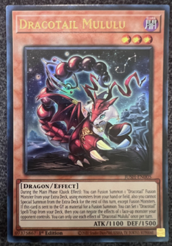 Yugioh! - Dracotail Mululu - JUSH-EN005 - Ultra Rare - 1'st Edition - NM/M - Image 1