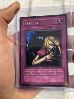 Yugioh TRAGEDY RDS-EN049 1ST EDITION ULTIMATE RARE LP CARD YUGIOH! HOLO - Image 1