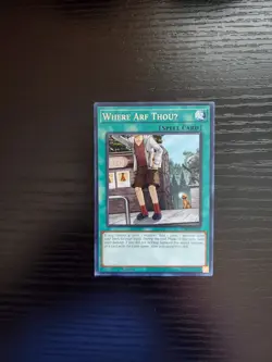 Yugioh Justice Hunters - Where Arf ThouU - Rare - JUSH-EN028 - Image 1