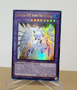Yugioh Elemental HERO Shining Neos Wingman POTE-EN041 Ultra Rare 1st ED - P - Image 1