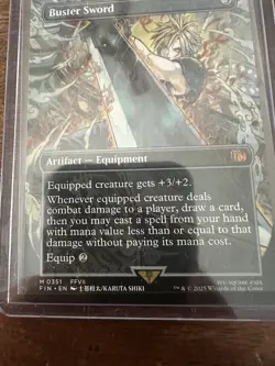 Buster Sword (Borderless) Final Fantasy Regular - Image 2