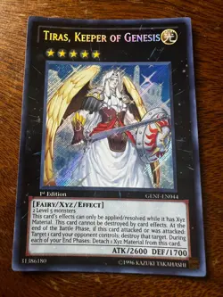 Tiras, Keeper of Genesis GENF-EN044 - Secret Rare - Yugioh - NM - Image 1