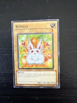 YUGIOH 3X BUNILLA PHSW-EN001 COMMON 1ST/UNLIMITED EDITION LP / Played - Image 2